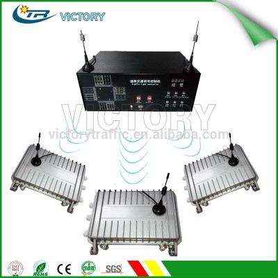 Solar Traffic Signal Controller, Remote control wireless traffic signal light control machine